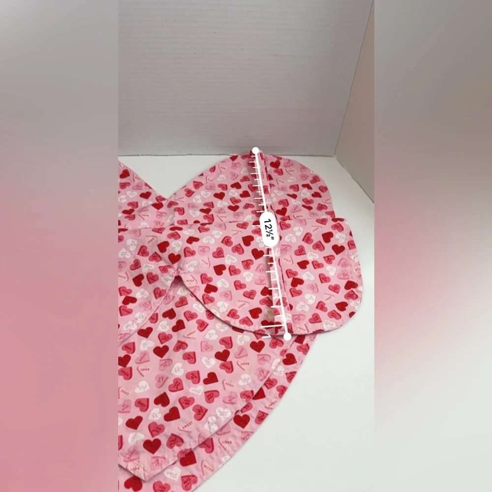 🆕 Handmade Reversible Heart Makeup 💄 Apron 💖 “Love Hearts” Design by Me 💖